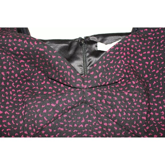 New w/Tags - Parker "Muccia" 80s-Style Sweetheart Dress, Velvet Jacquard - sz 10 - Picture 7 of 14